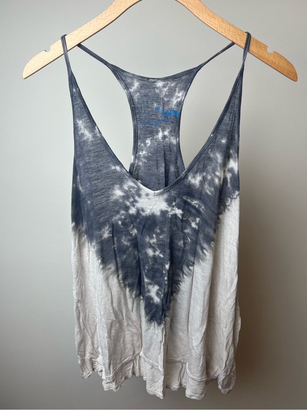 Blue Life Tie Dye Tank Top